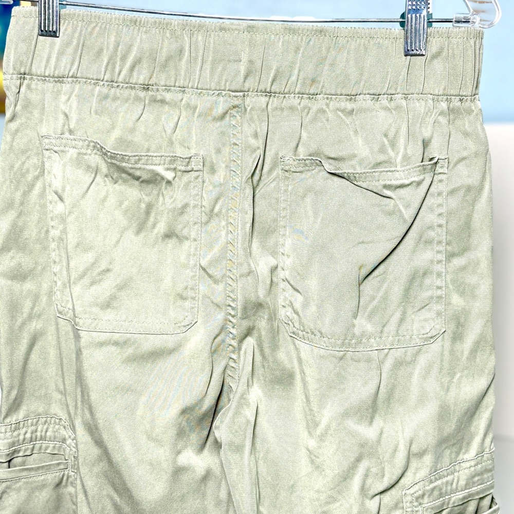 Cargo Pants Small Buffalo David Bitton Sage Green Tencel Lyocell Jogger Utility - Picture 4 of 8